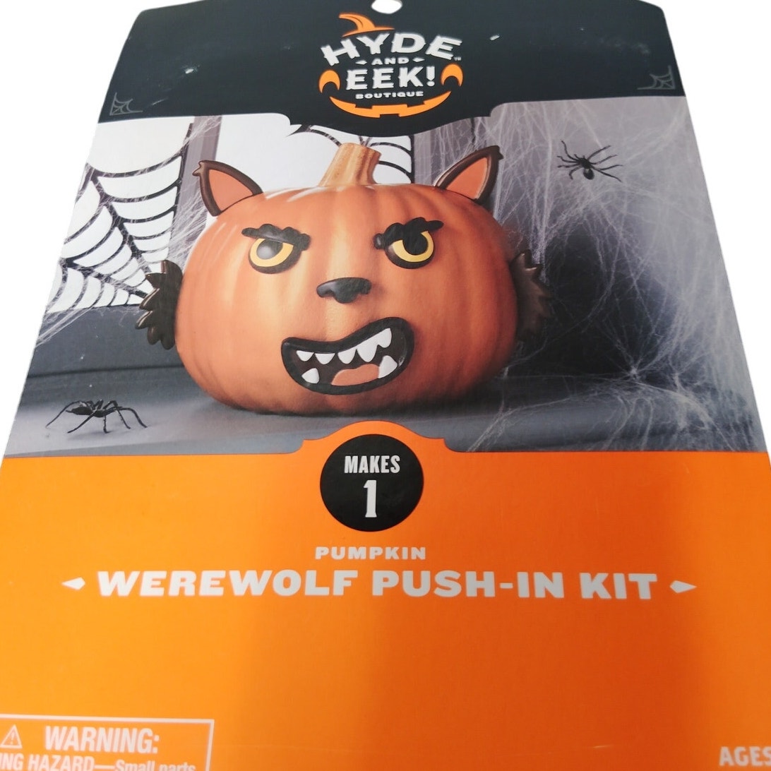 Werewolf Face Pumpkin Push-in Halloween Decorating Kit – Hyde & EEK! Boutique