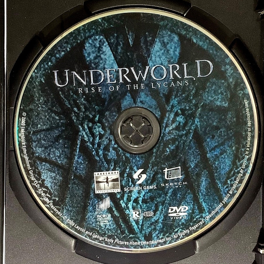 Underworld: Rise of the Lycans (DVD, 2009) "R" 92 Min. of Action, Sci-Fi, Horror