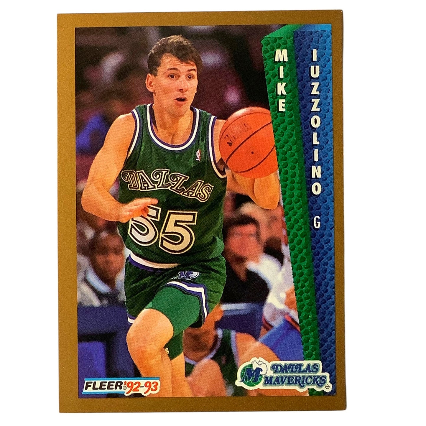 Mike Iuzzolino (G), Card #51, Dallas Mavericks, 1992-93 Fleer NBA