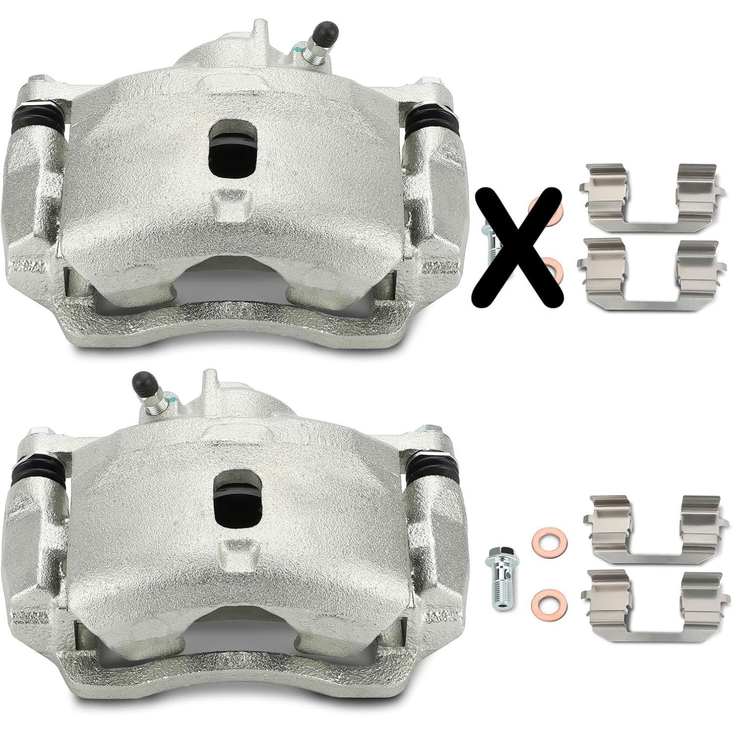 Front Brake Calipers 19B1832 & 19B1833 – for Honda Civic, Insight, Acura EL