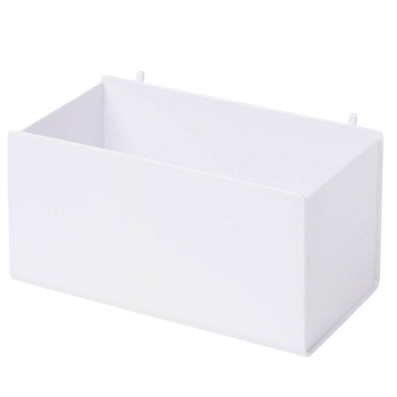 Brightroom Pegboard Wide Cup Accessory – White – Organizer Bin