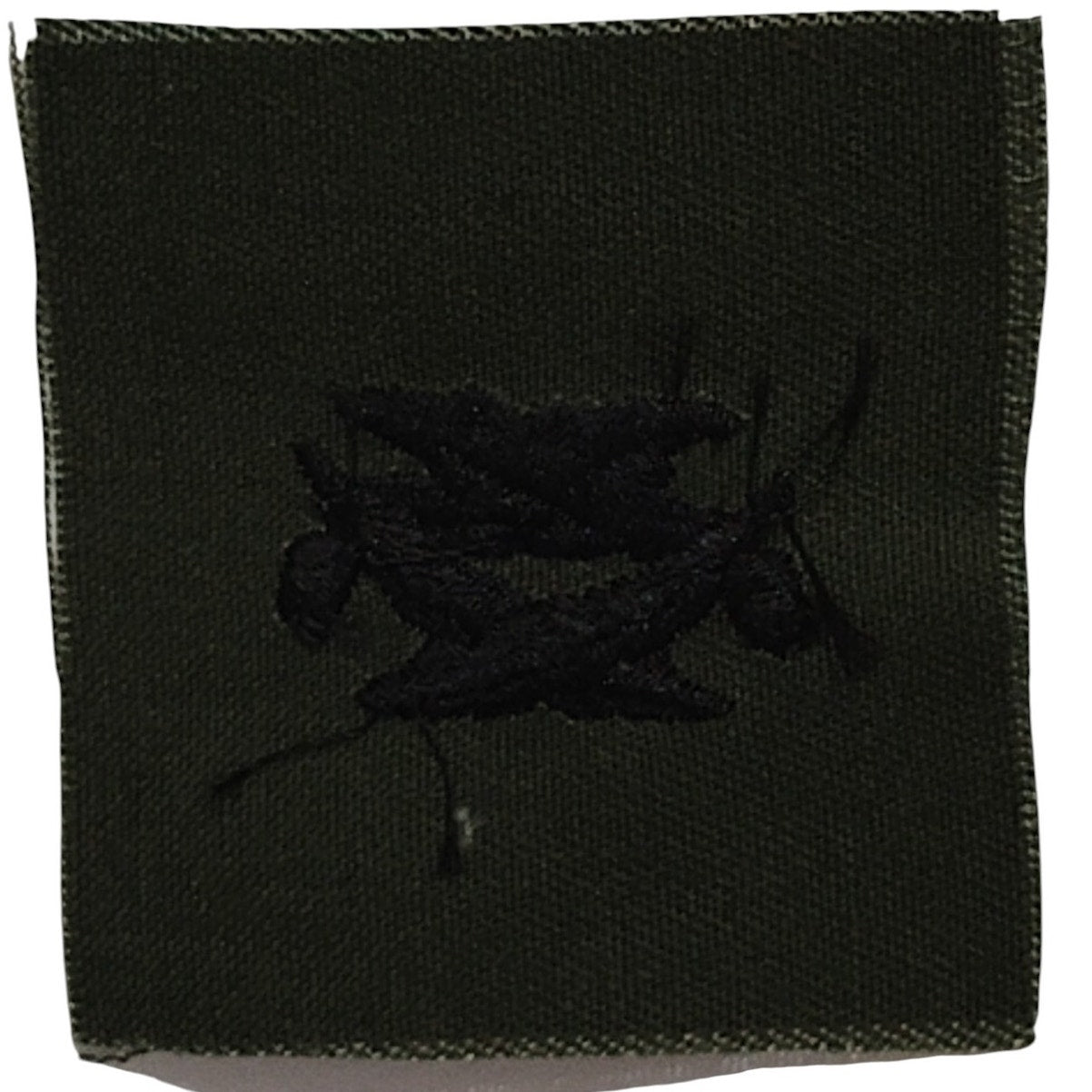 Vintage USN BDG Subdued Civil Engineer Cap Device, 2-3/" x 2-3/8" – Embroidered Patch, Vanguard