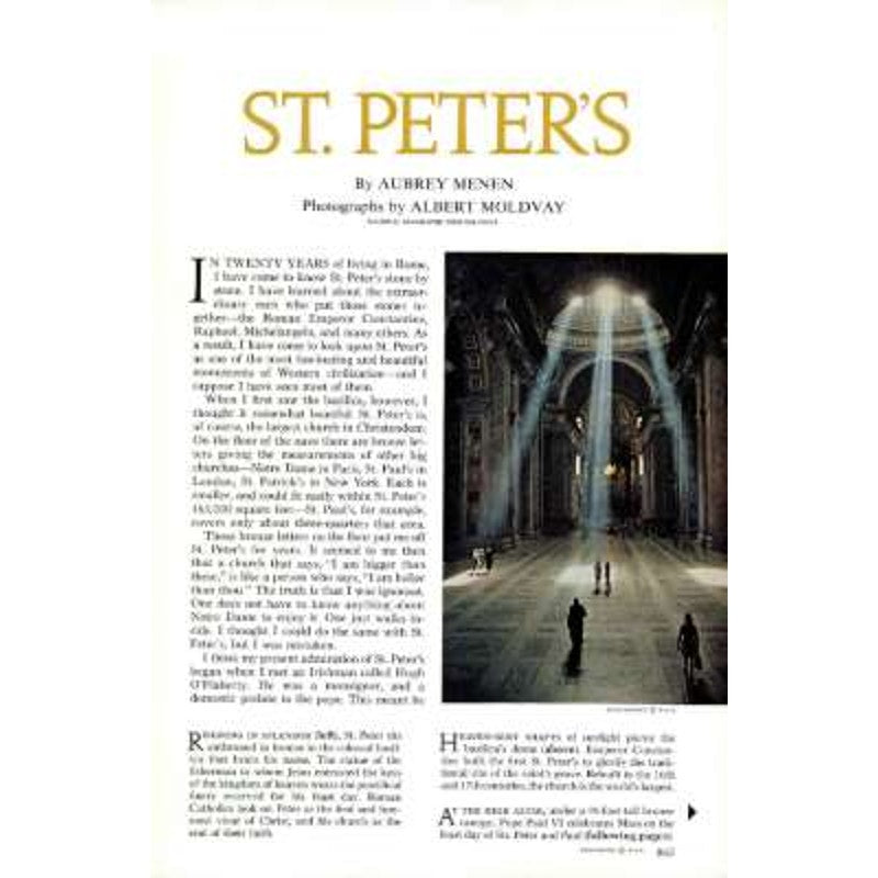 National Geographic Magazine DEC 1971, Zulus, Octopus, China, St Peter's Rome ..