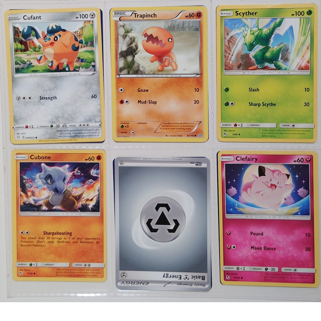 18 Random Pokémon Cards Pictured, Actual Photos Provided