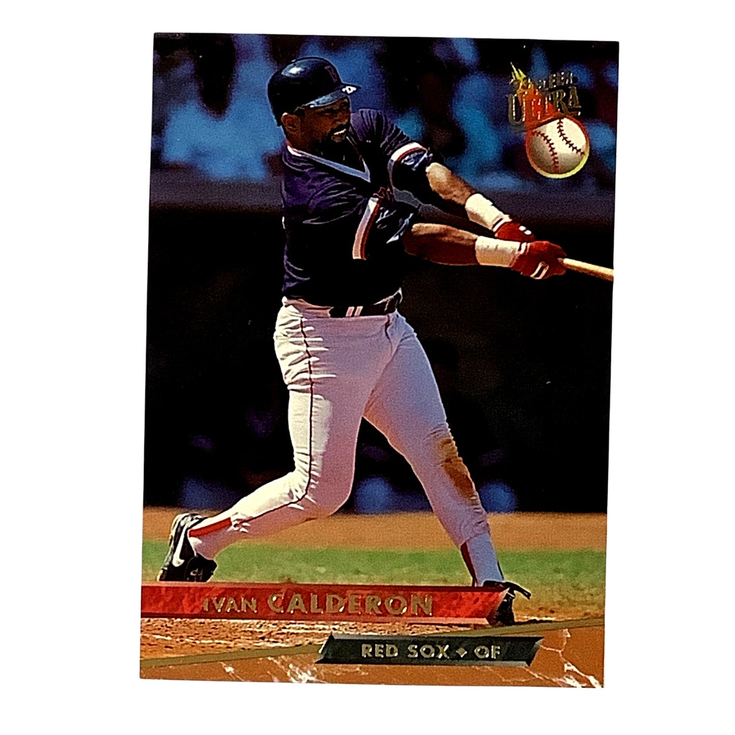 Ivan Calderon, Boston Red Sox, MLB, Fleer Ultra Baseball 1993, Card 507, EX/NM