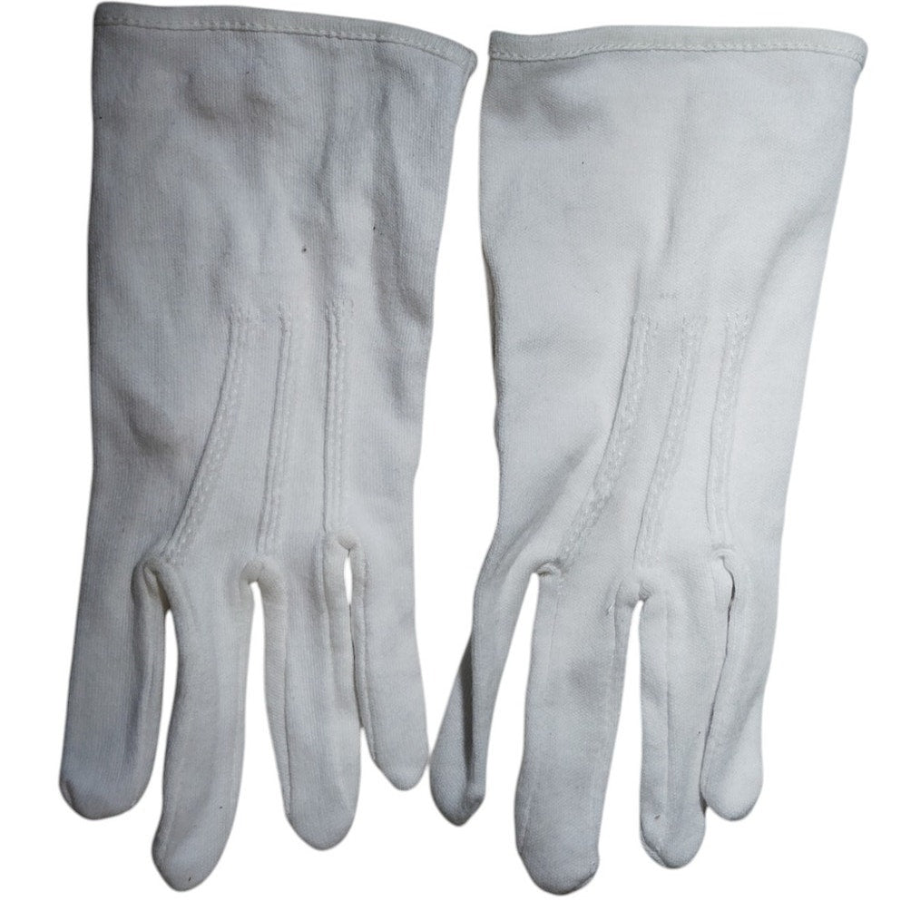 StylePlus White Cotton Gloves – Slip-On, Size Small, RN#6573, COTWSM