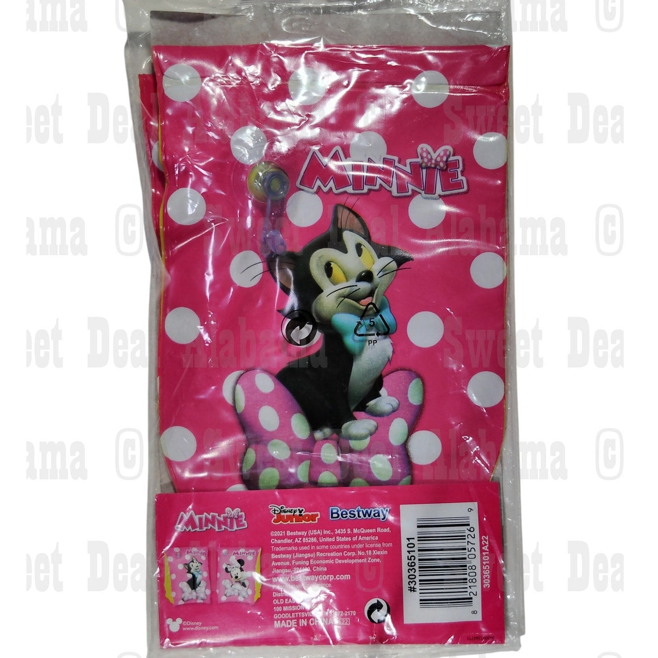Minnie Mouse Inflatable Arm Floats – Licensed Disney Junior Kids Pool Floaties