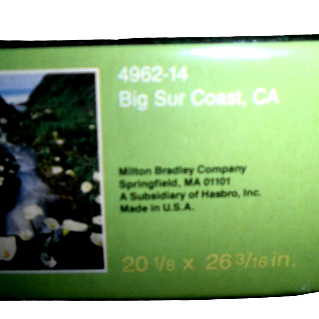 VTG Milton Bradley 1000 PC Puzzle, Big Sur Coast, CA, #4962-14 New in Sealed Box
