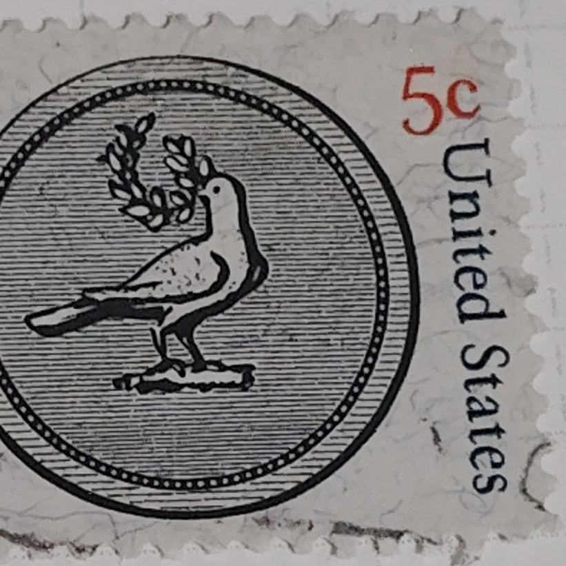 1967 Scott #1326 – 5¢ Search for Peace / Lions International 50th Anniversary