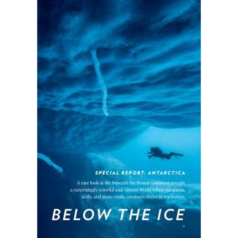 National Geographic July 2017 Antarctica, Crisis on Ice, Beauty Below Ice, Honey Hunter, Flight School, Making of Massacre, Yellow River, LN