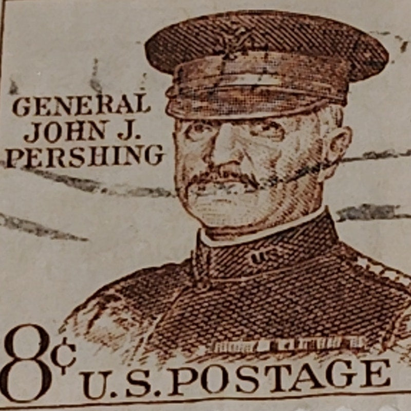 1961 8¢ Gen. John J. Pershing Stamp – Scott #1214, WWl Commander
