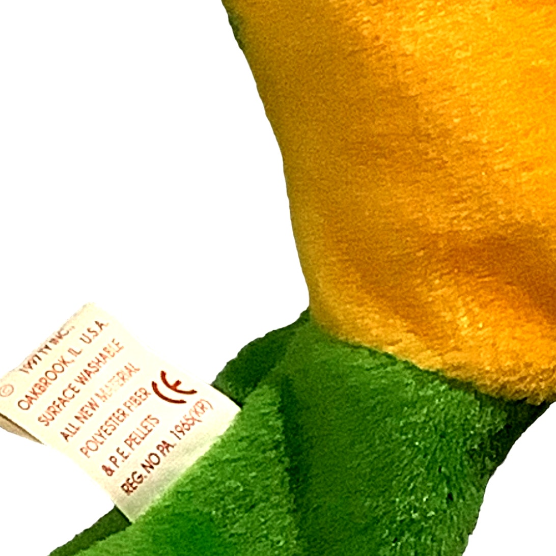 Ty Beanie Baby - Smoochy the Frog, Born 10/1/97, Intro 12/31/97 Retired 03/31/99