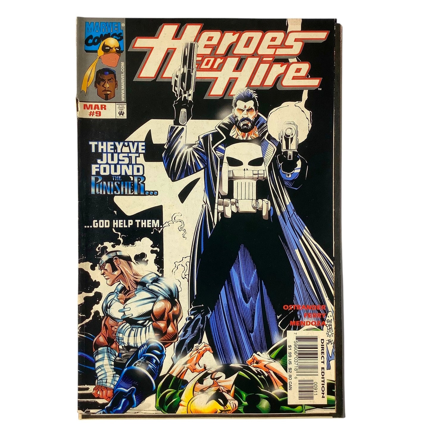Marvel's Heroes for Hire #9, March 1998 VG/FN 5.0 (They've Found The Punisher)