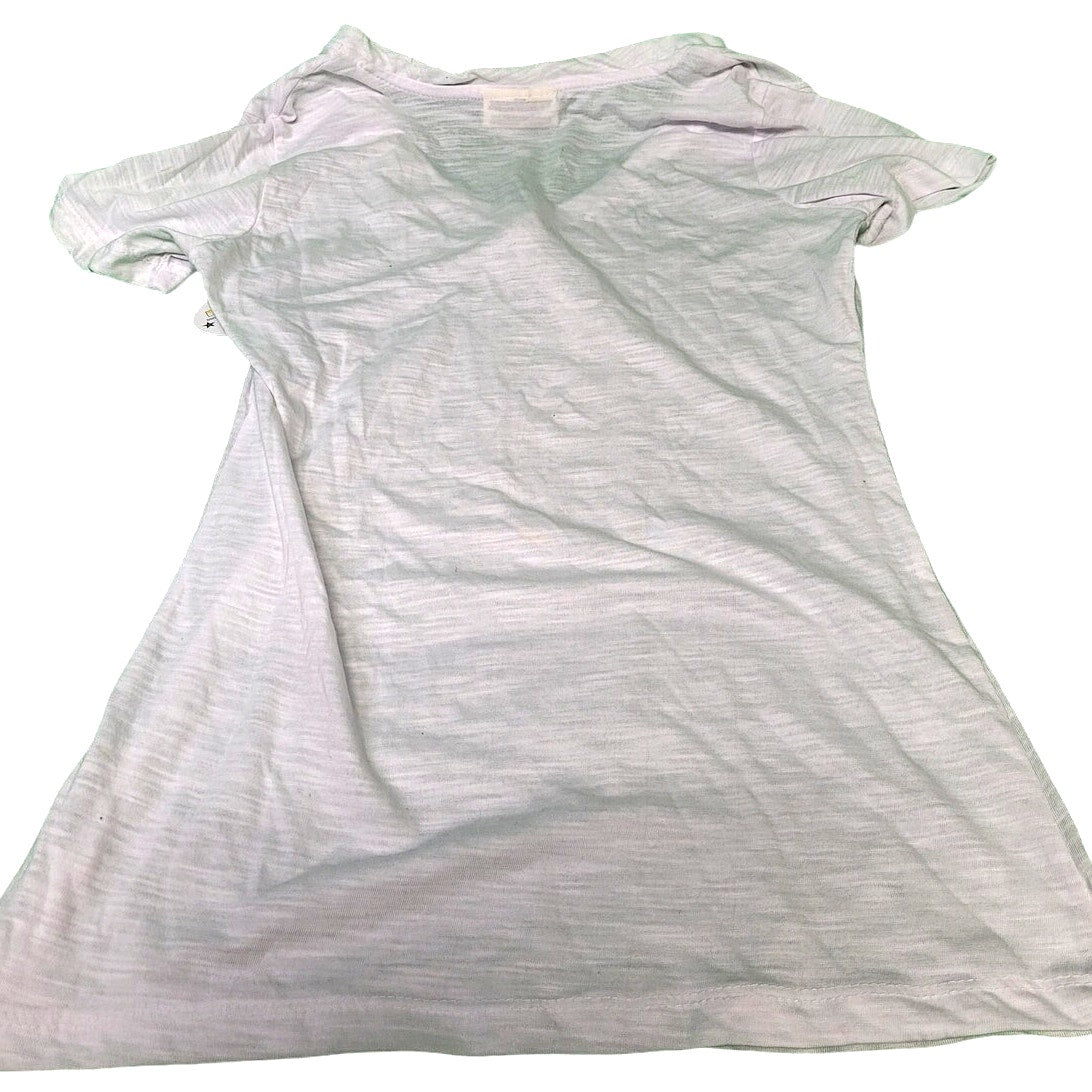 Bobbie Brooks, Small, V-Neck T Shirt, S/S Basic Stretch Top, White, NWT