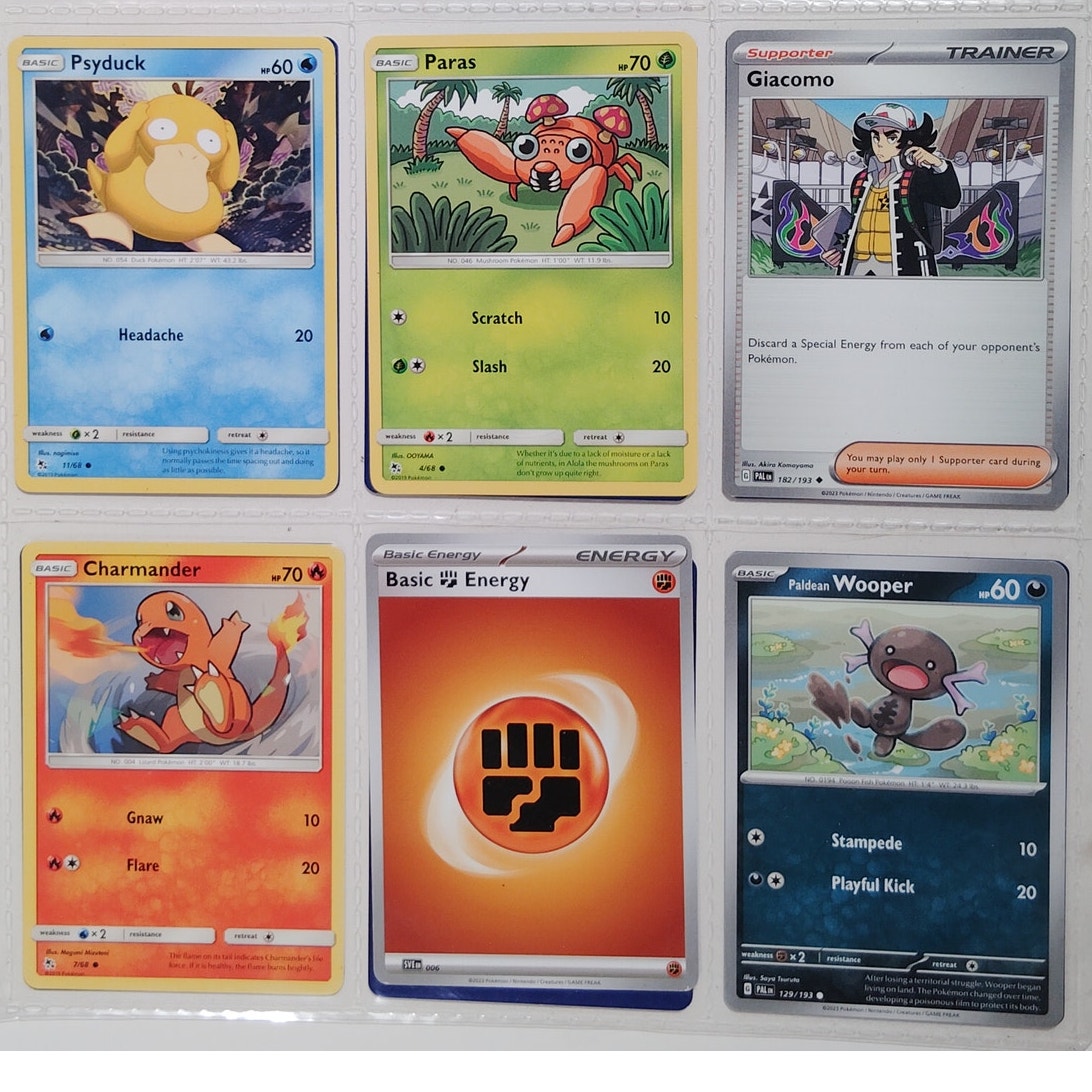 18 Random Pokémon Cards Pictured, Actual Photos Provided