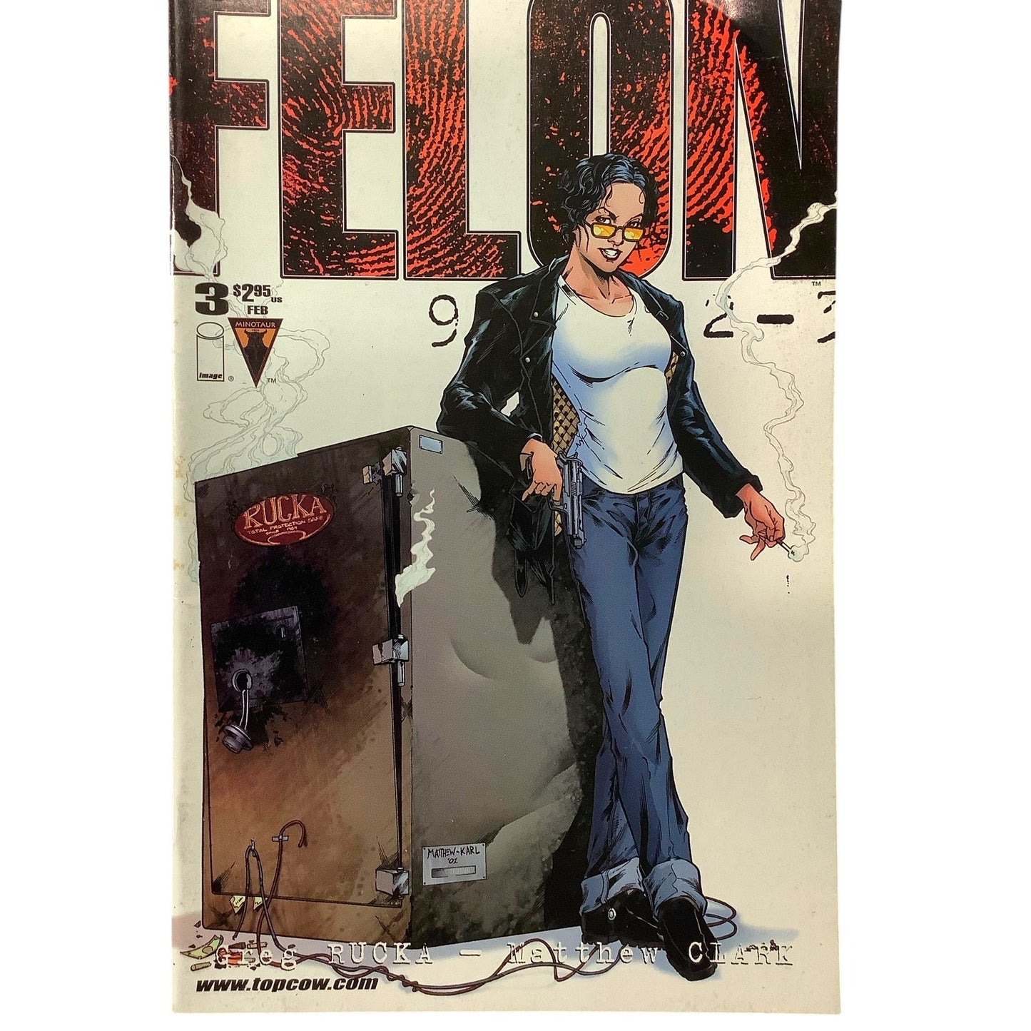 Felon #3, Feb 2002, NM 9.4, Image Comics