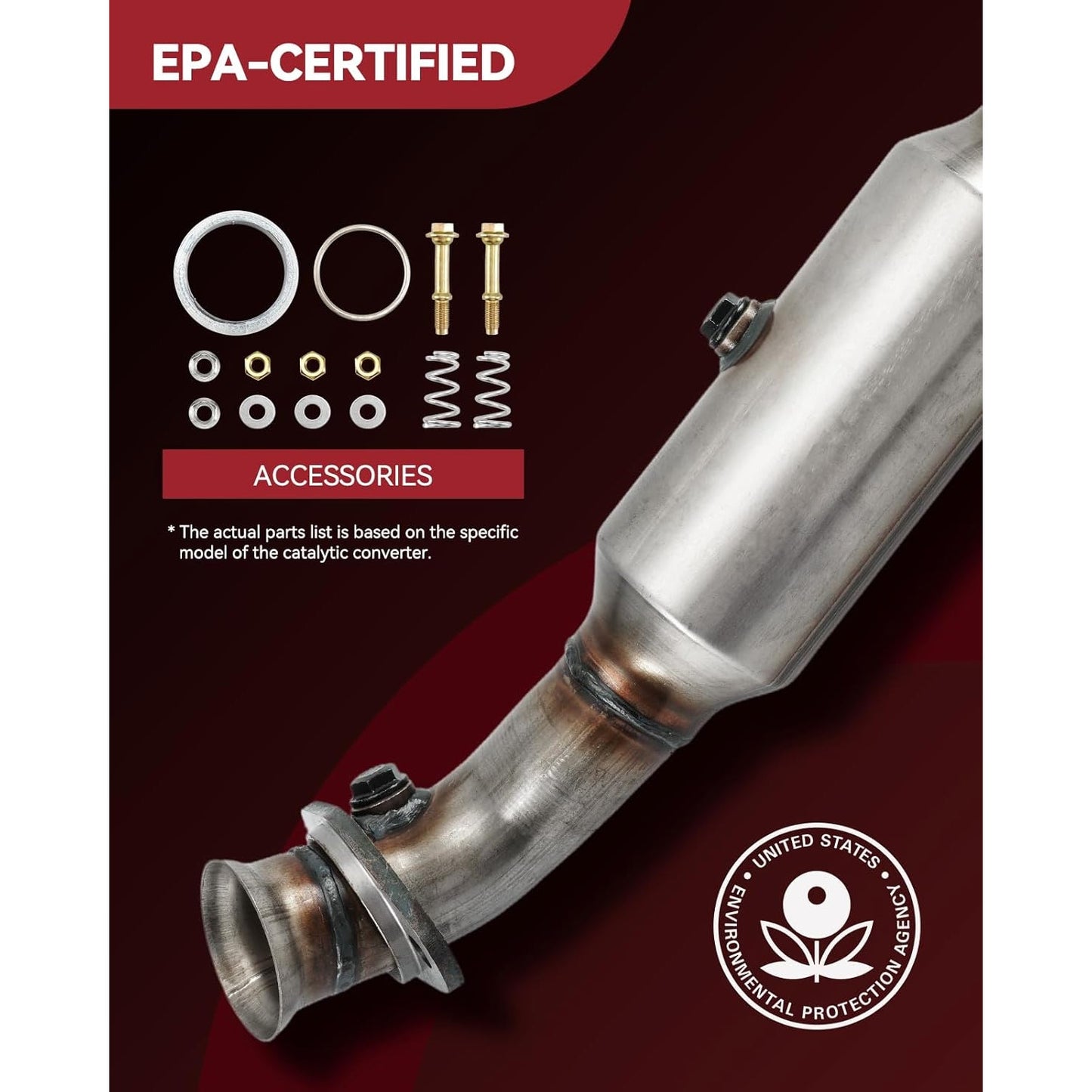 Catalytic Converter for 2002–2006 Honda CR-V 2.4L – Direct Fit Replacement 16462/40402/16167/55112, NIB