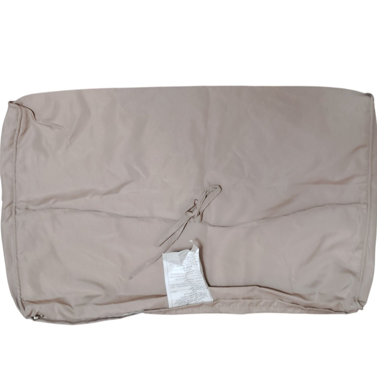 Outdoor Cushion Slipcover 24"W × 17"D × 2.25"H, Tie-On Sides & Concealed Zipper