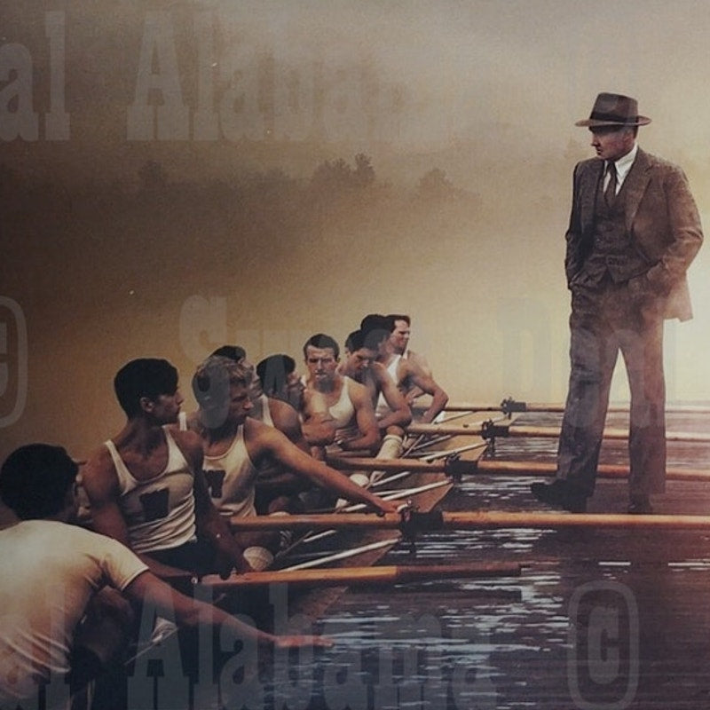 The Boys in the Boat – 16” x 24” Canvas Print of Movie Poster – Unframed