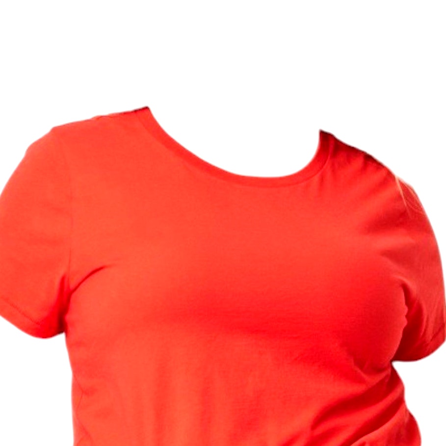 Women's Shrunken Short Sleeve T-Shirt - Universal Thread Red 4X