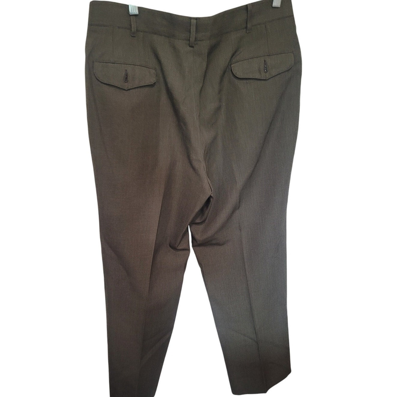 USMC Service Trousers - Size 34R - Green Shade 2212 - Tropical 55/45 Poly/Wool
