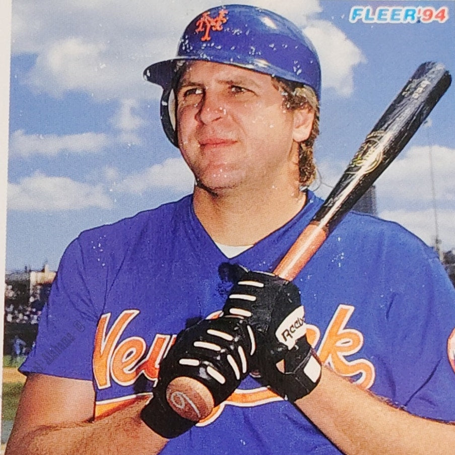 Joe Orsulak, New York Mets, #575, 1994 Fleer Baseball Collector's Card