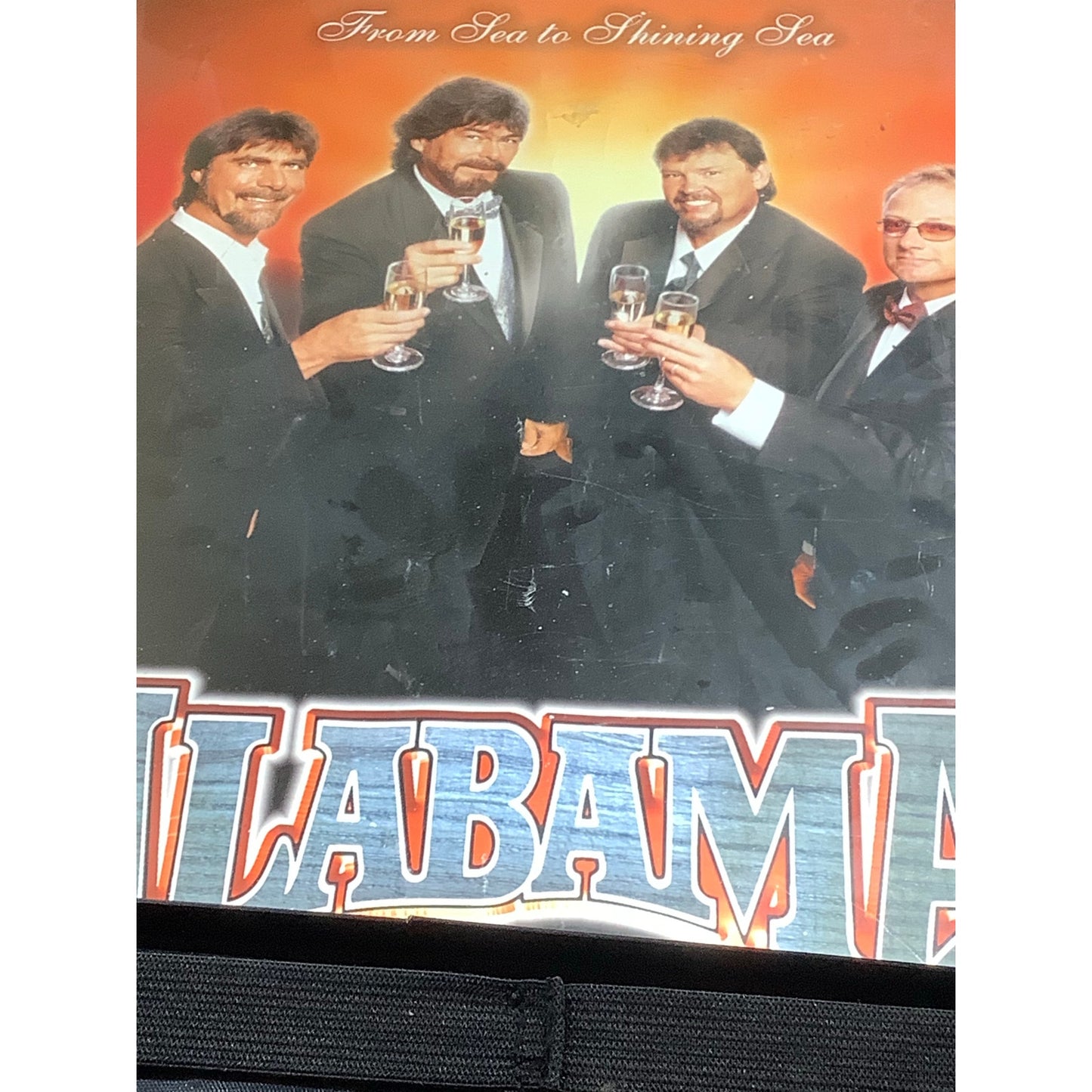 Alabama 25th Silver Anniversary Farewell Tour Poster 24x36, Clear Channel Promo