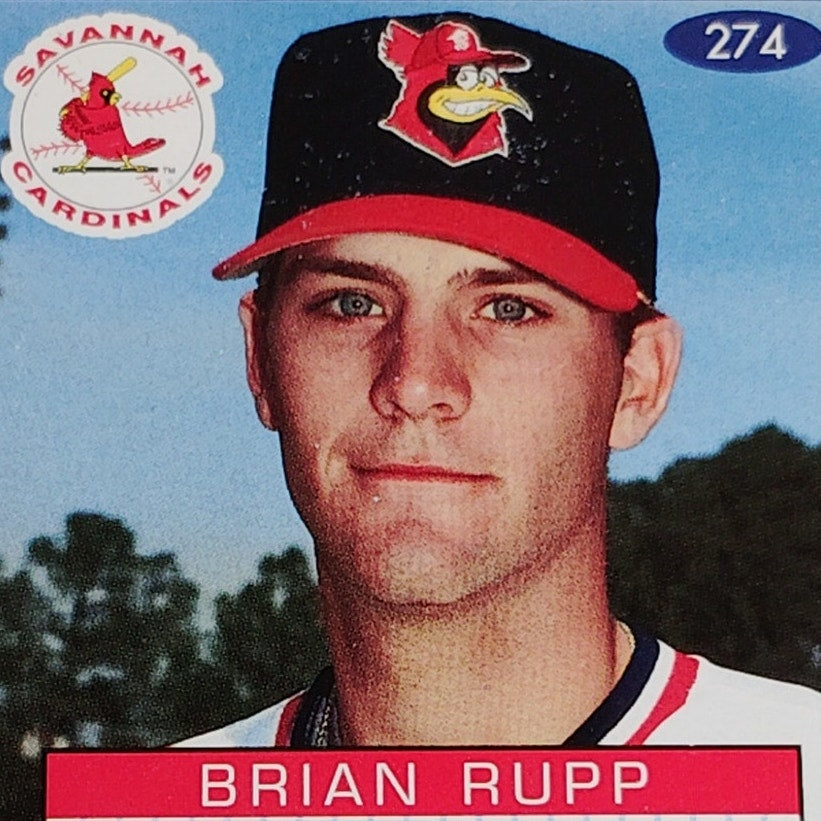 Brian Rupp, Savannah Cardinals, #274, 93-94 Fleer Excel Minor Leagues