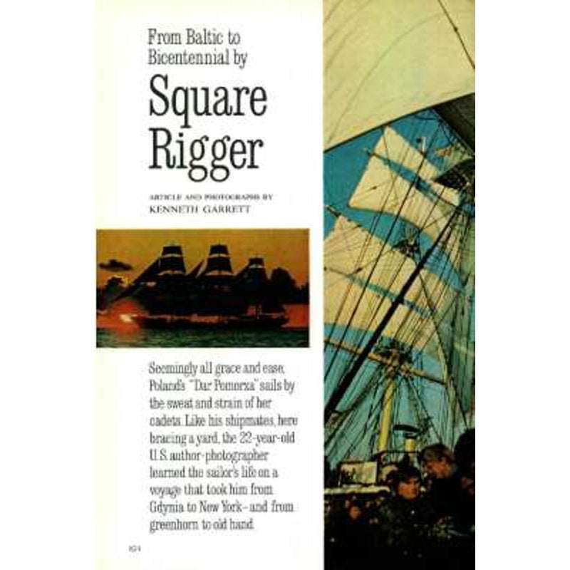 National Geographic December 1976 -Torre Egger, Ehiopian Early Man, Square-Rigger, Australia Wild Flowers, Whales of the World, Jackson Hole WY....