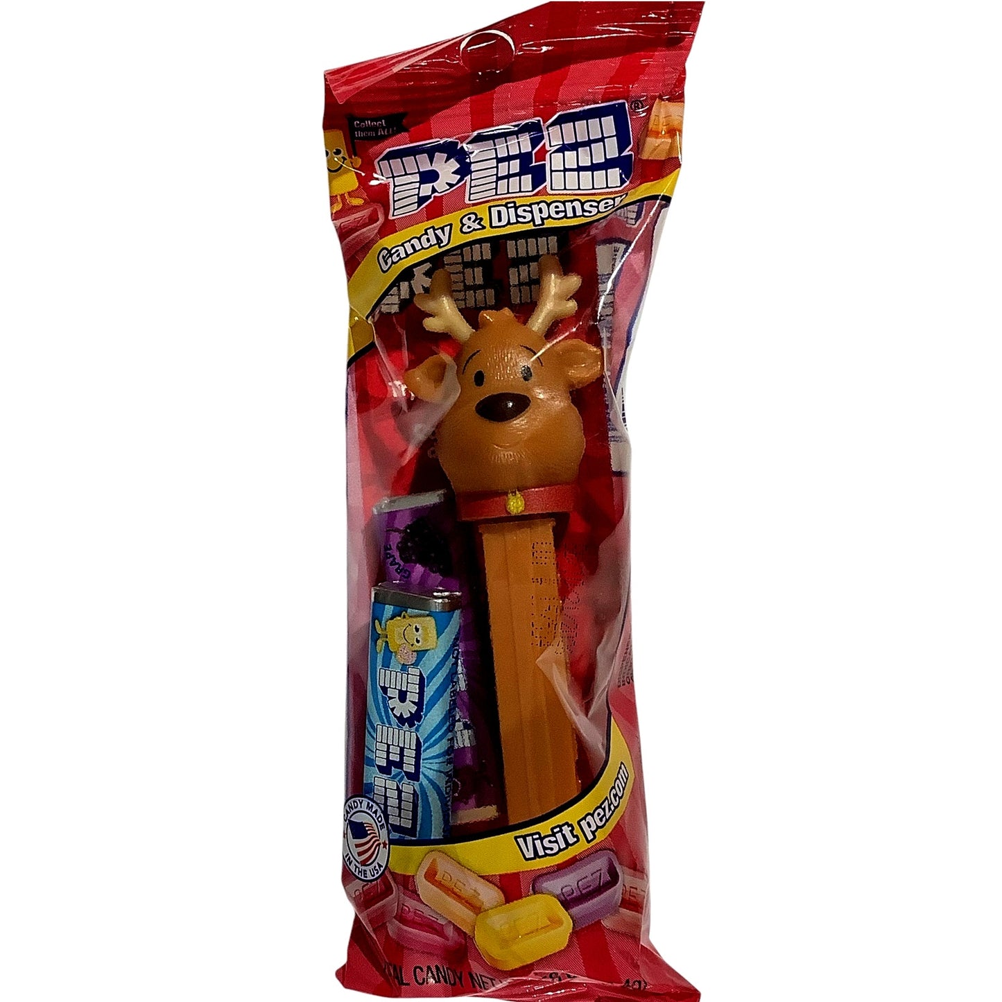 Reindeer 2018 (Current) Pez Candy Dispenser, Sealed NIP Product