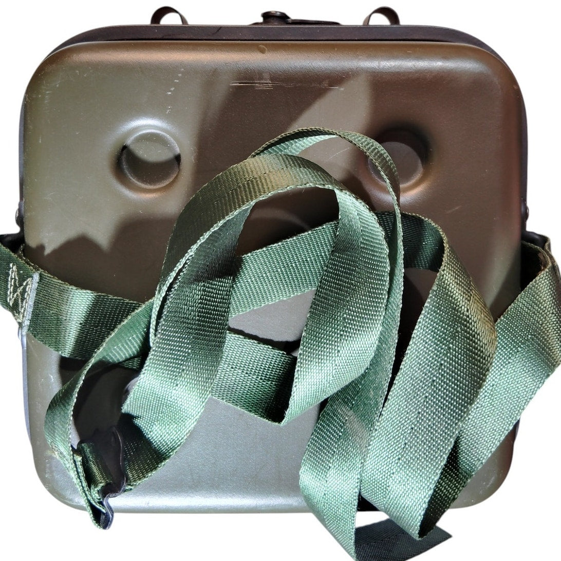 Thermodyne Hard Case – 9"x9"x7", Olive Drab Green, Strap & Lock, No Foam
