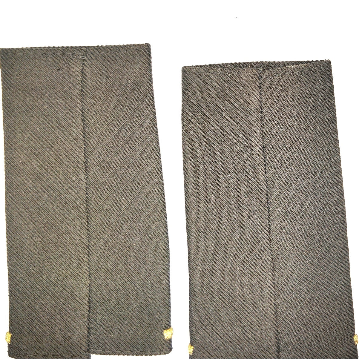 Vintage Army Colonel O‑6 Shoulder Marks Silver Eagle Gold Stripe Dark Green Pair