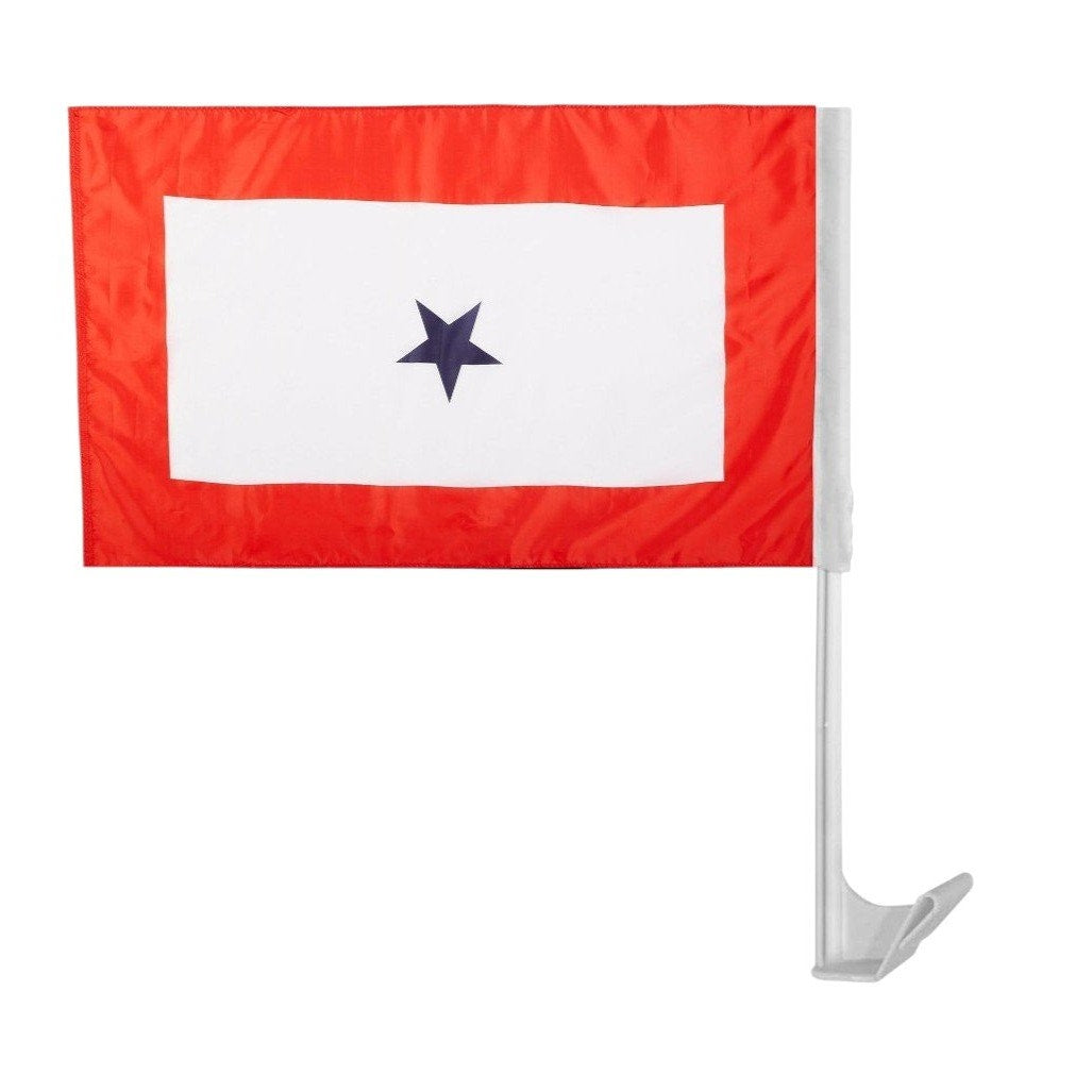 12" x 18" Car Flag - 1 Blue Star Son in Service Flag - 2 Ply