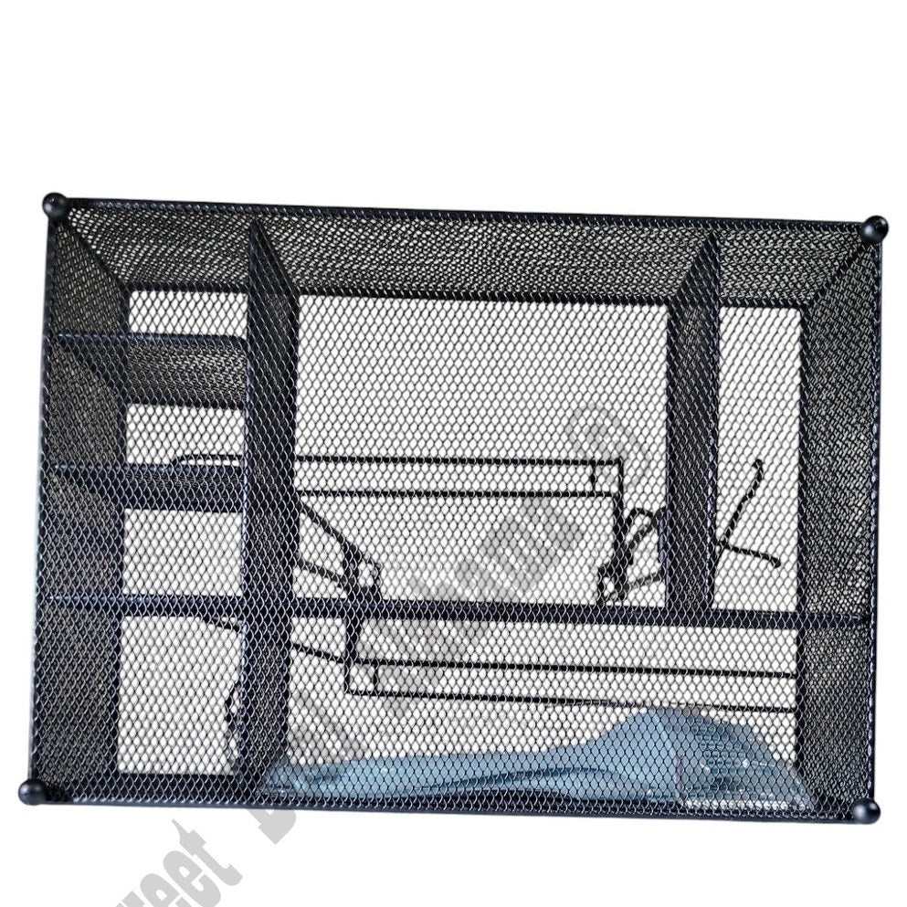 Grill Caddy -Camping Accessories, Condiment Caddy, BBQ Accessories Mesh Basket