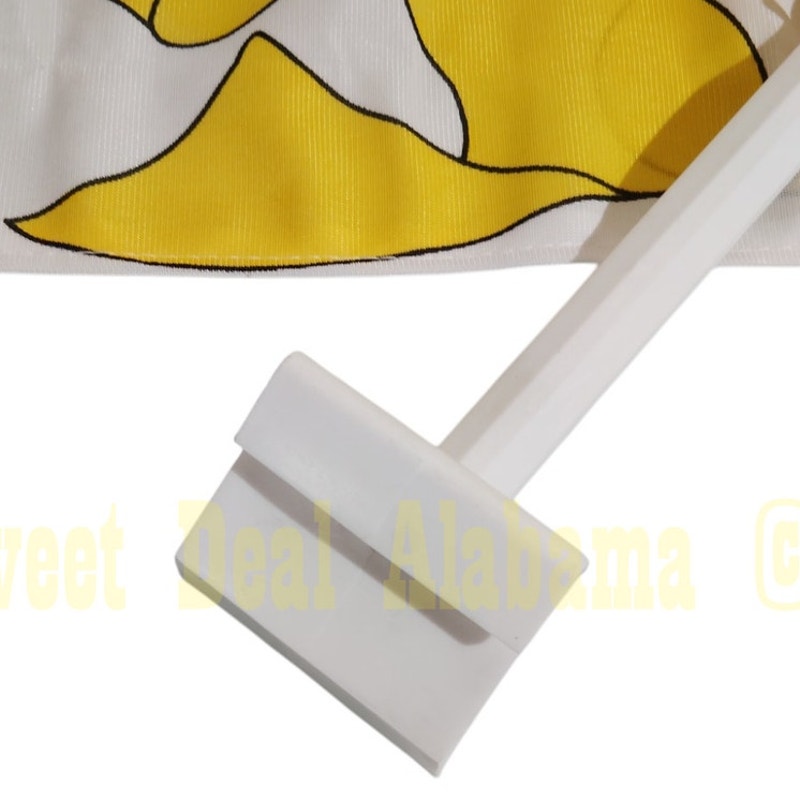 12" x 18" Car Flag - Yellow Ribbon, Double Sided, 2-Play Flag