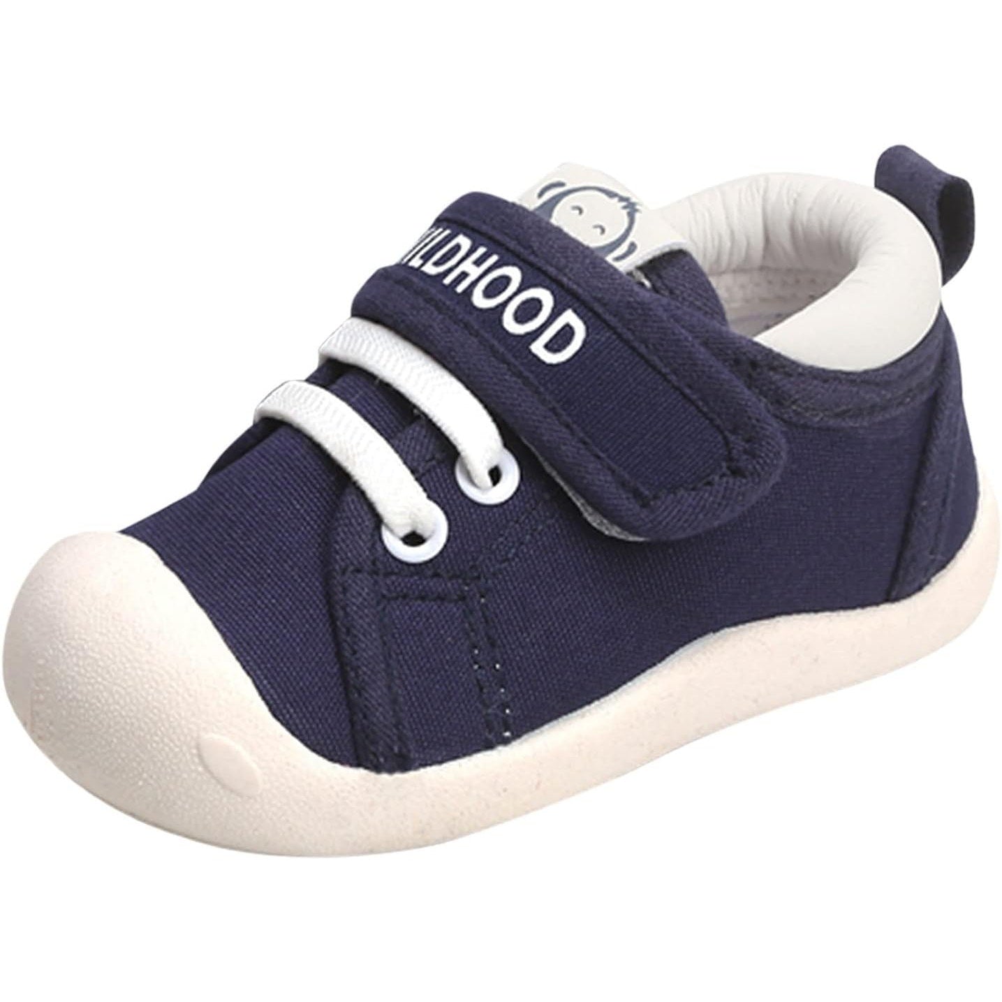 Baby's First Walking Shoes, Soft Rubber Sole Infant Size 5.5, Cotton, Non-Slip