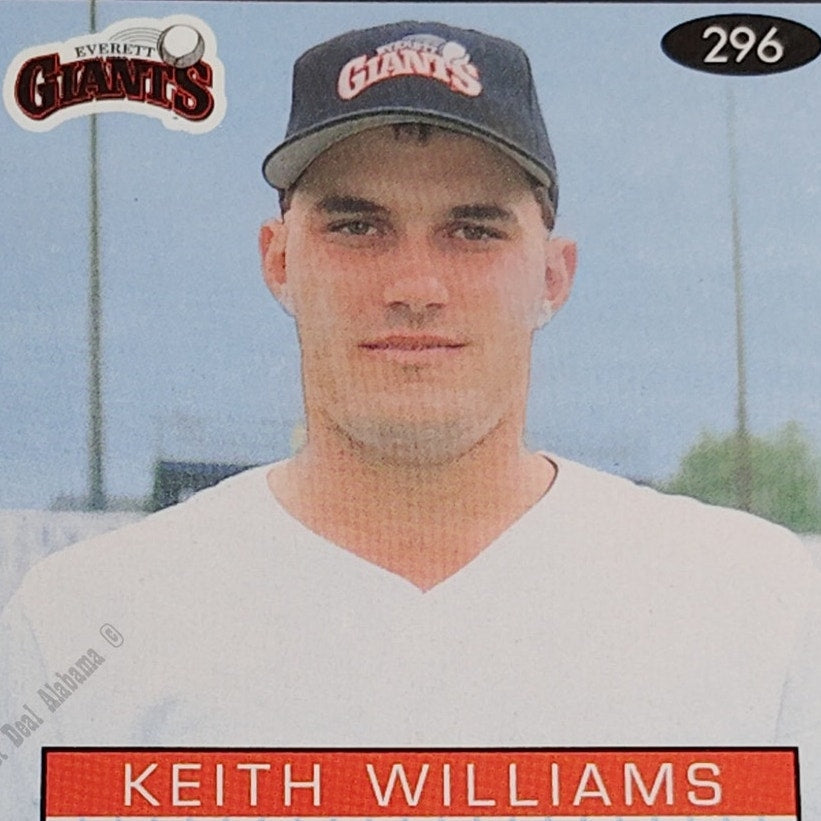 Keith Williams, Everett Giants, #296, 93-94 Fleer Excel Minor Leagues