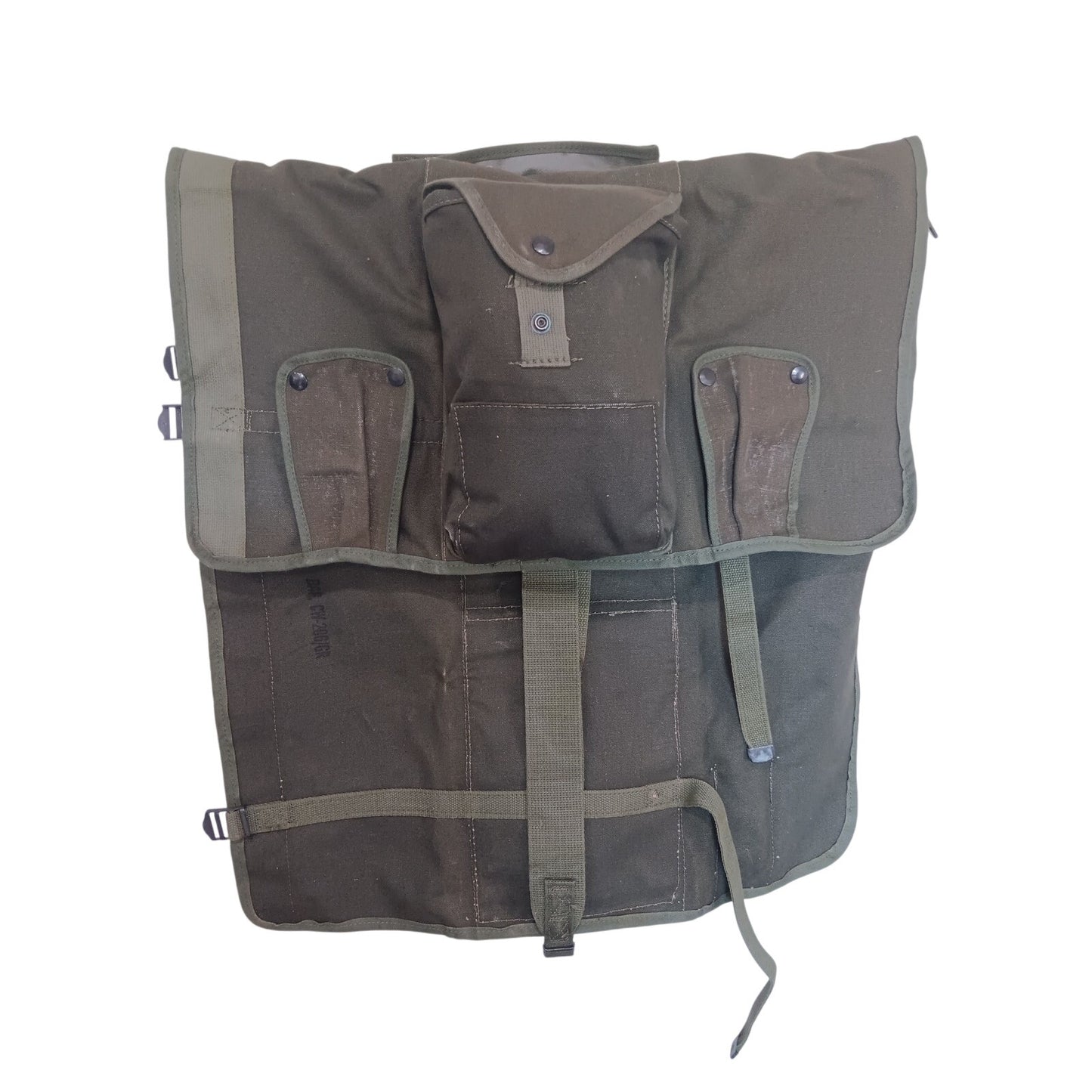 U.S. Army - Bag CW-206/GR- Radio Antenna Canvas Carry Bag 50/60's Era, EXC+