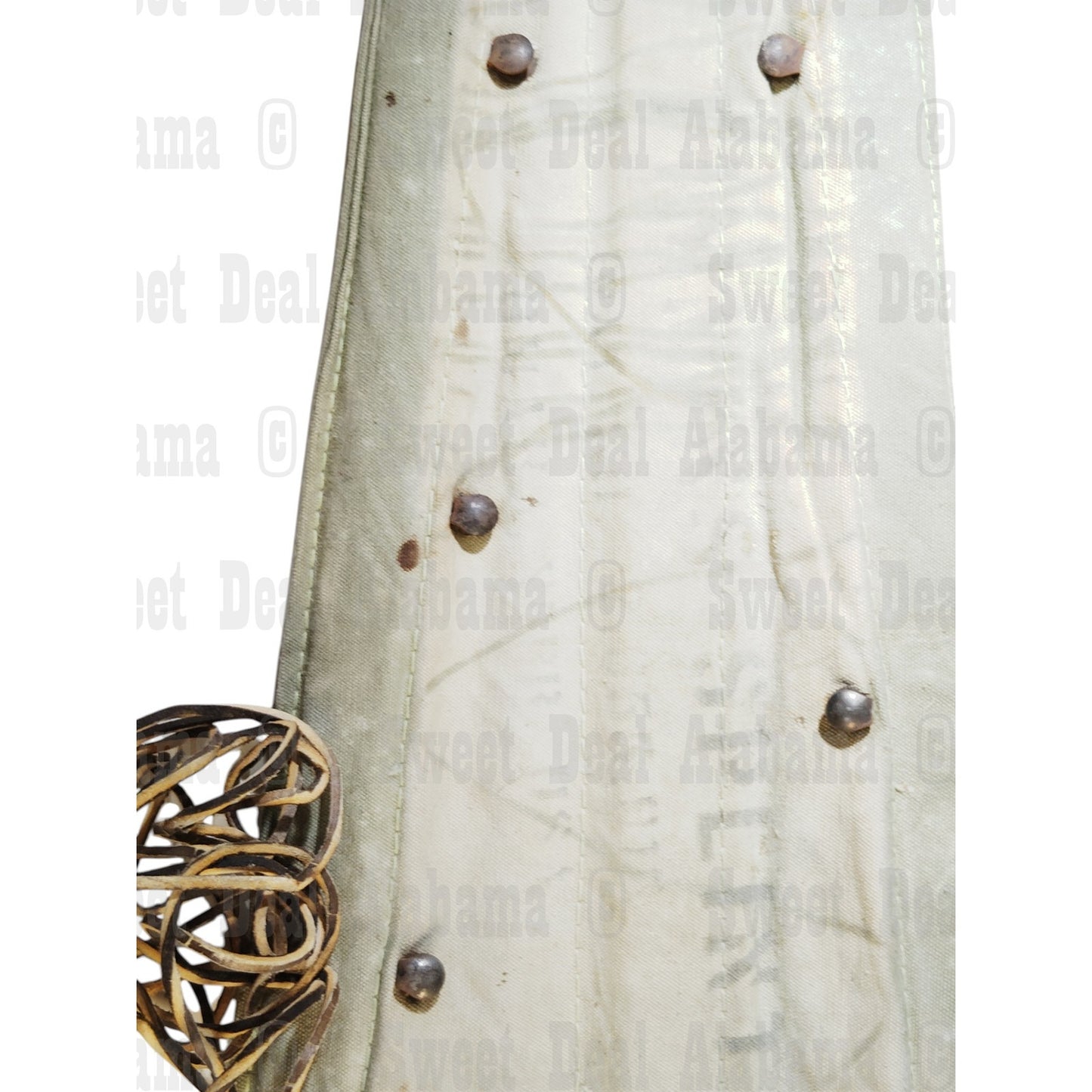 WWII USGI Canvas Splint Wrap (SPATS) – 18"H w/ Lace, Field Medical Gear