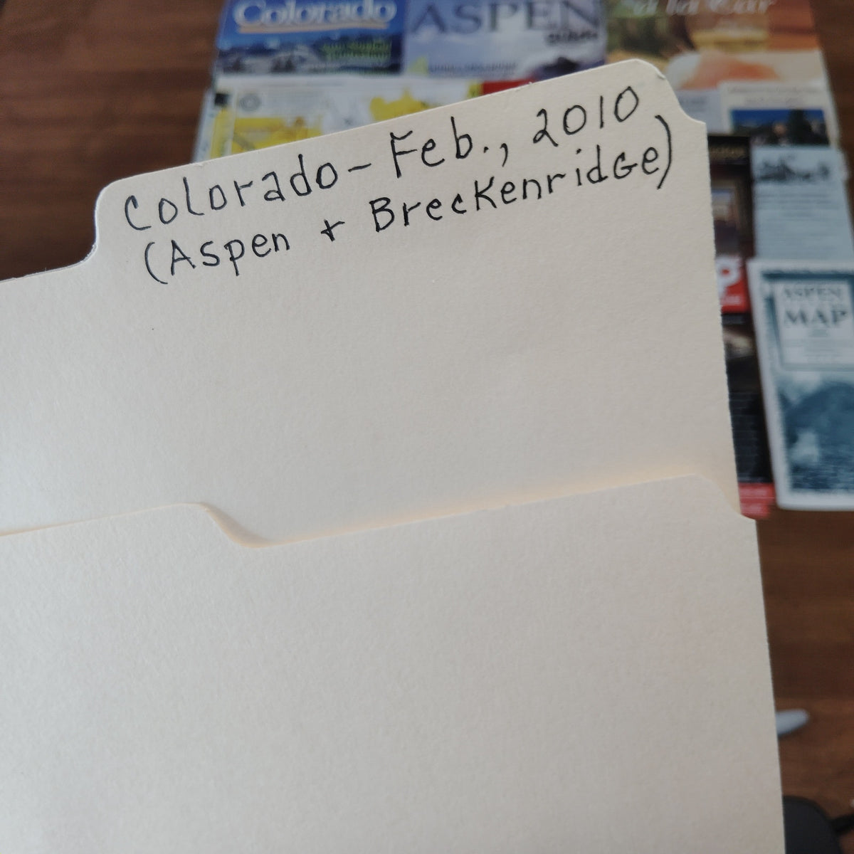 Colorado Vacation Ephemera Lot - Aspen & Breckenridge Travel Guides 2010