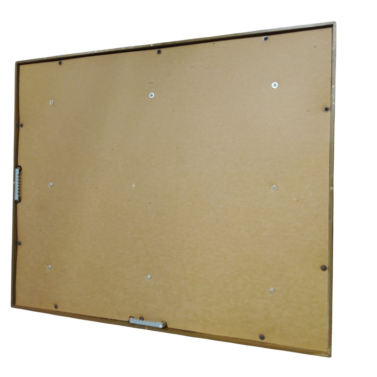 VTG 1970s Gold Faux Bamboo Wall Mirror Hollywood Regency Chinoiserie 22.5x19.5