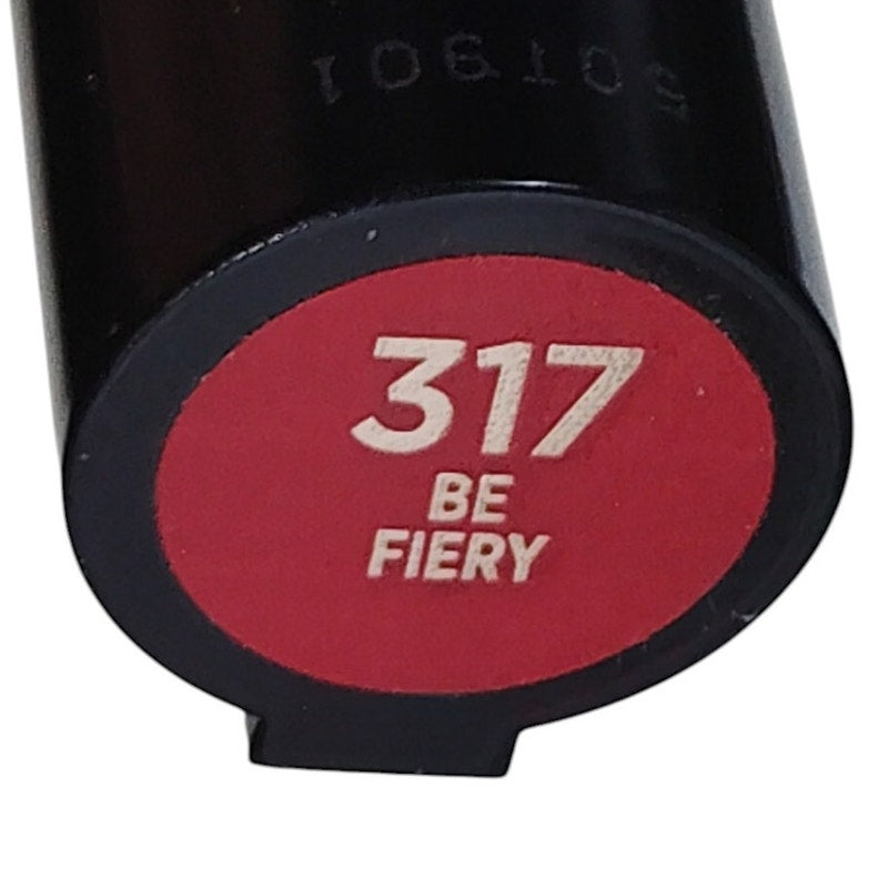 L'Oréal Paris Brilliant Signature Shiny Lip Stain – Be Fiery 317, High-Shine Lightweight Lip Color