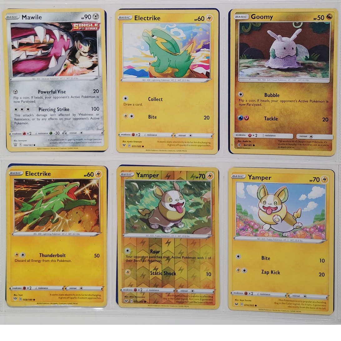 18 Random Pokémon Cards Pictured, Actual Photos Provided