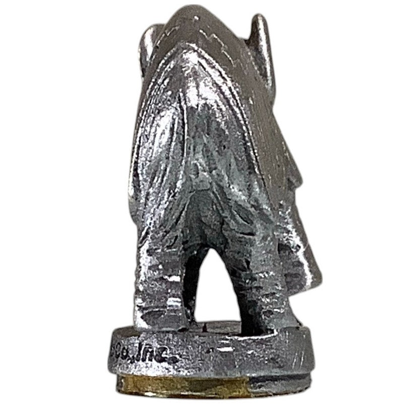 Miniature Pewter Russ Berrie Co. Circus Elephant Figurine 7/8"H x 1"L x 7/16"W