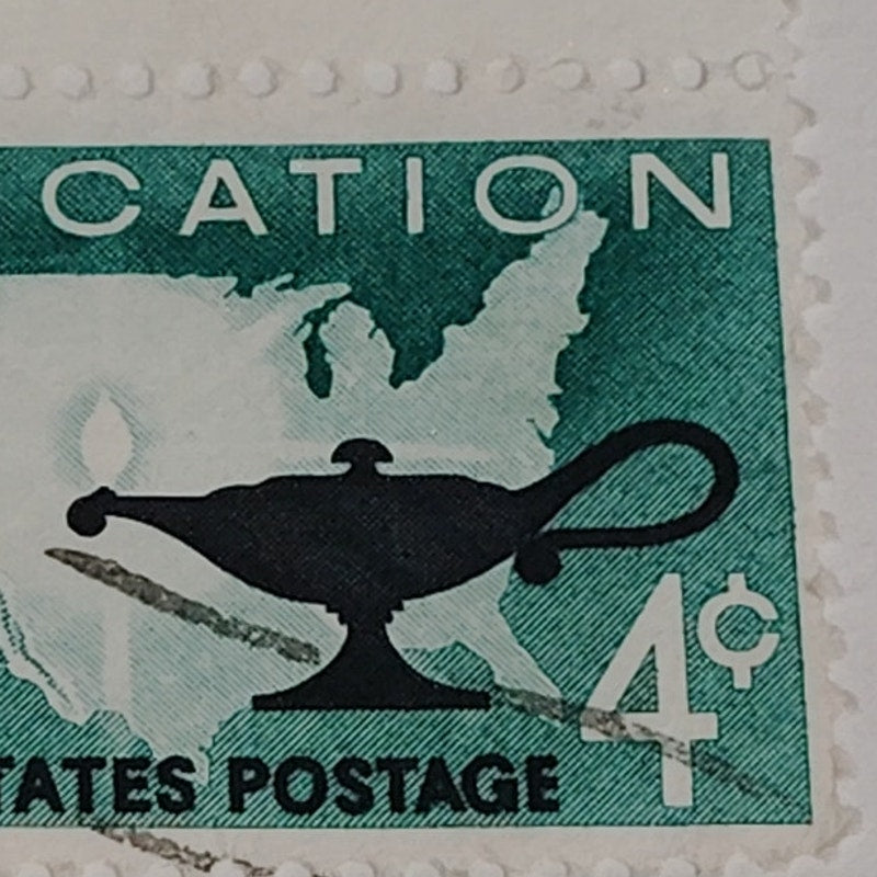 1962 Scott #1204 – 4¢ Higher Education / Morrill Act Centennial – Canceled