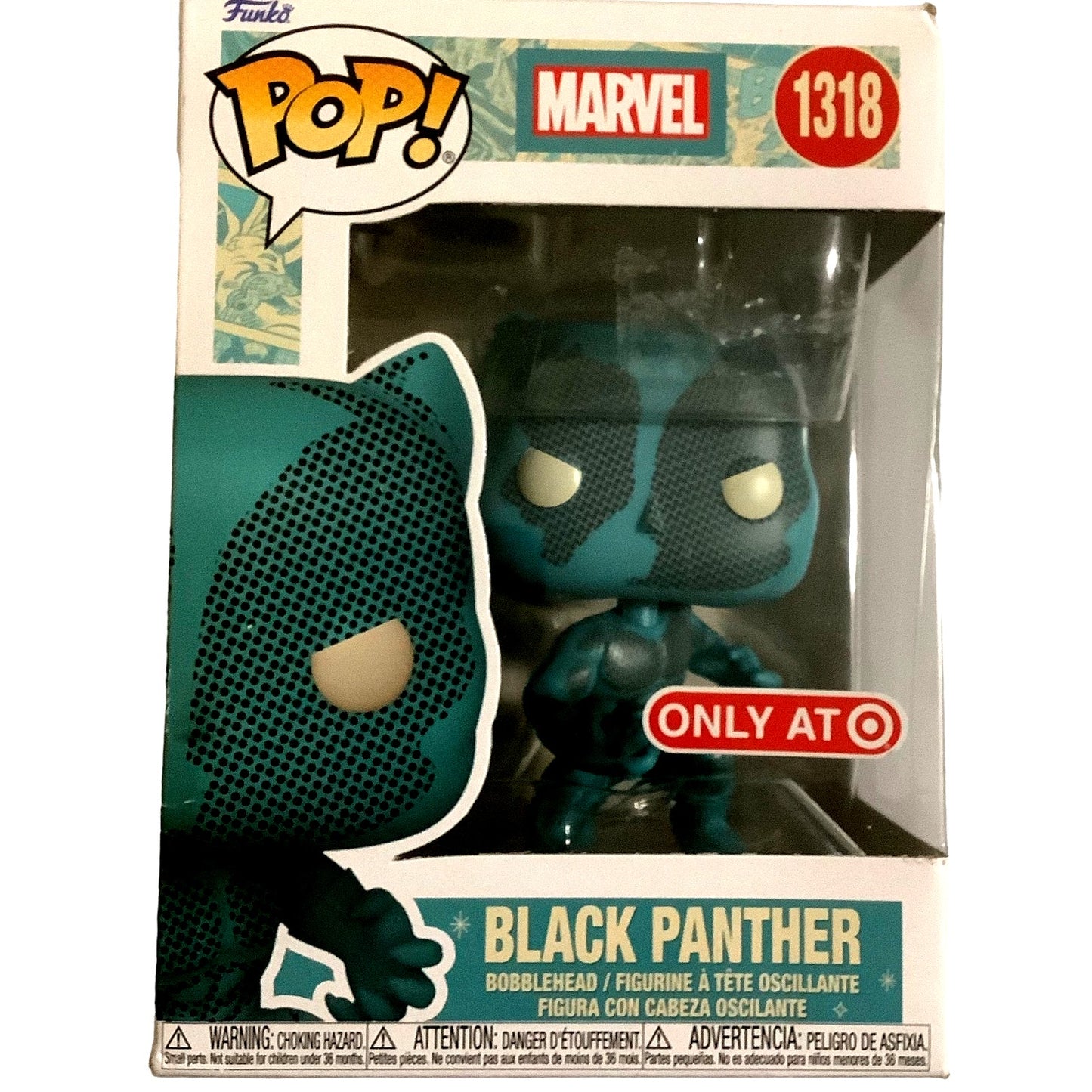 Funko POP! Marvel Black Panther 1318 FAC-053571-23187 Bobblehead Vinyl Figurine