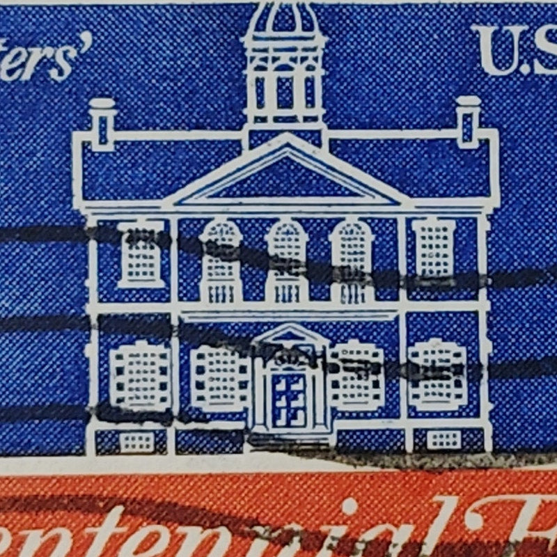 1974 Scott No. 1545 – 10¢ Carpenters’ Hall – Bicentennial Era – Used