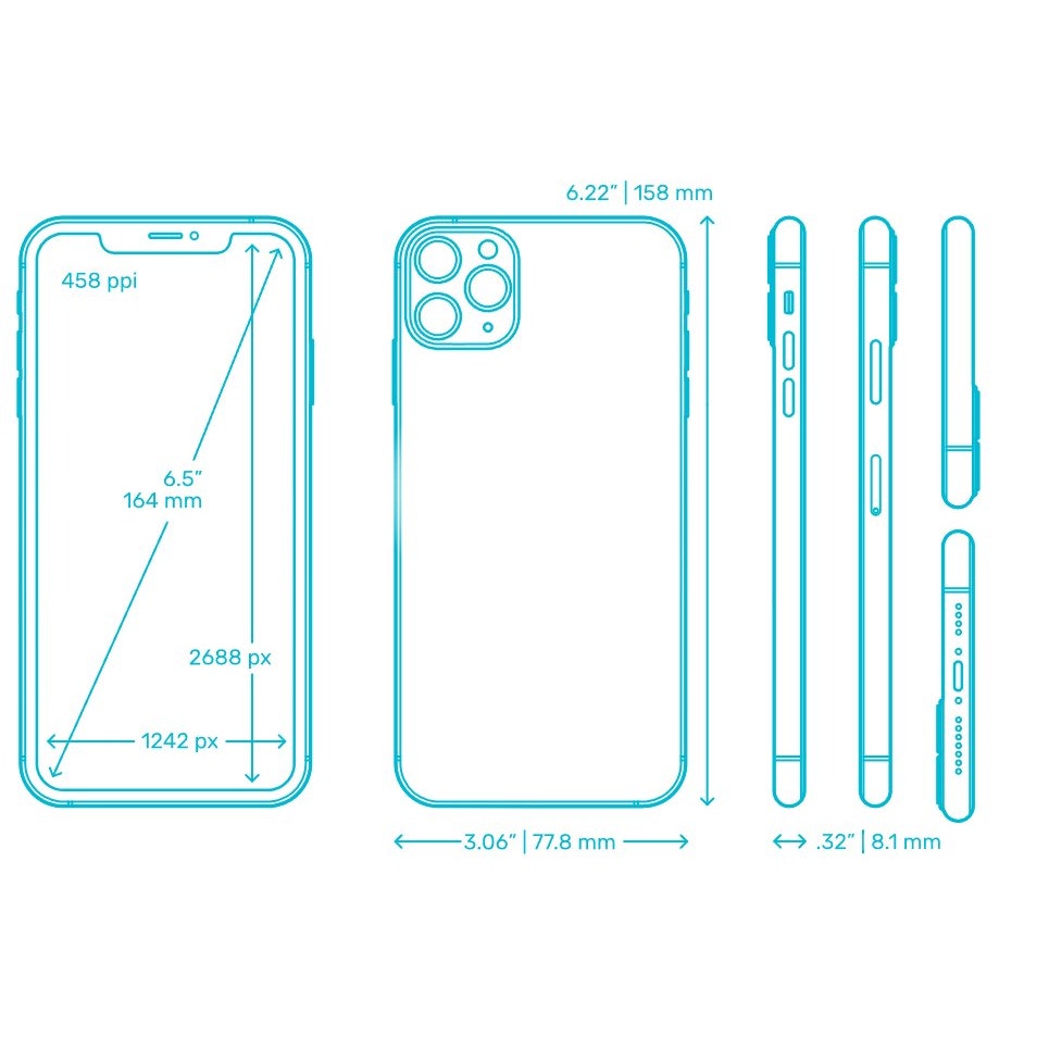 Phone Bumper Case for iPhone 11 Pro Max 6.5 inch, Silicone, Matcha Green, NIP