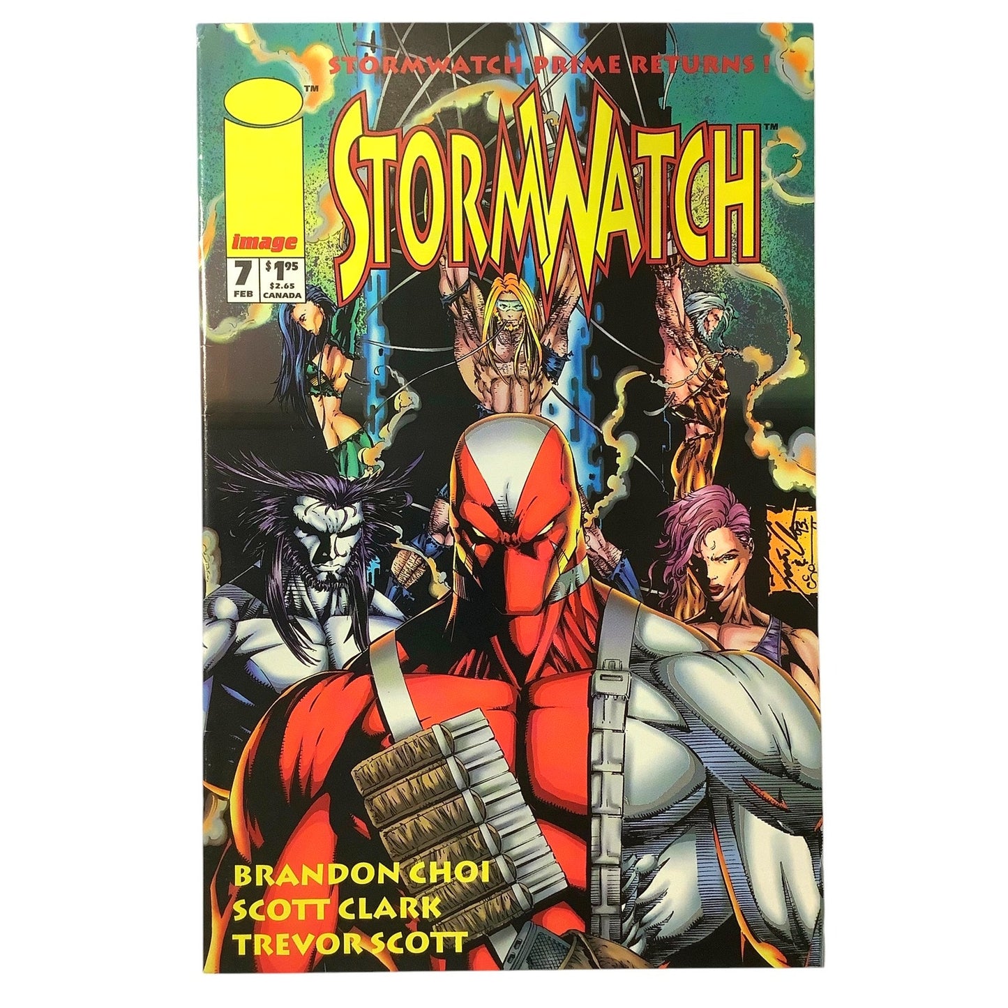 Stormwatch #7, Feb 1994, NM 9.4, Image Comics, Art: Scott Clark and Trevor Scott