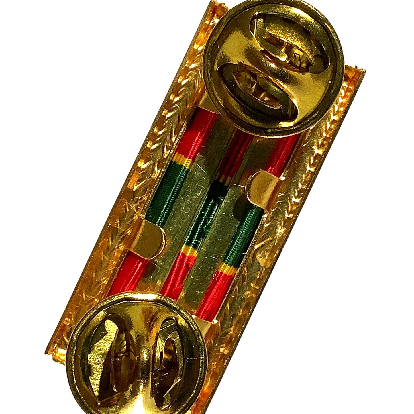 Hat/Lapel Pin, Army Superior Unit Award Ribbon in Large Gold Frame